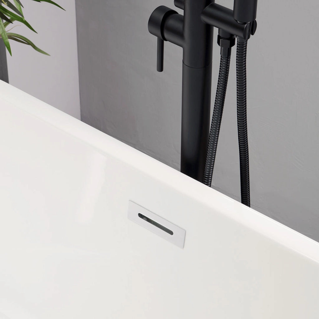 Vasca da bagno ovale in acrilico 150 cm
