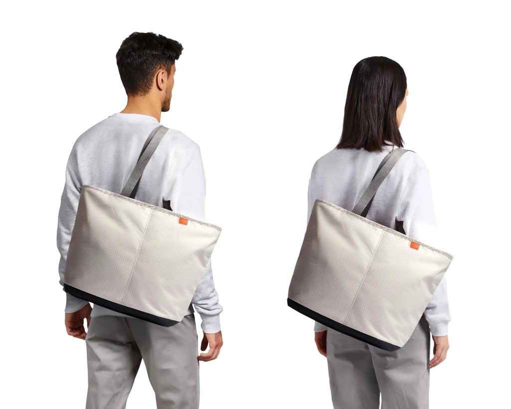 Borsa termica pieghevole da 16 litri, impermeabile, con tracolla, colore grigio