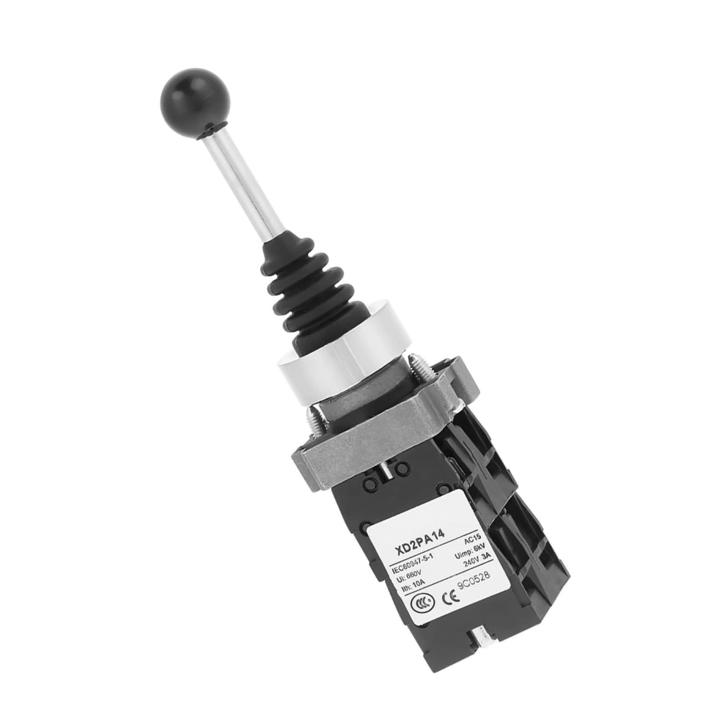 Interruttore joystick, 4 contatti normalmente aperti (NO), alimentazione AC 380V, DC 220V, 4 posizioni, con blocco