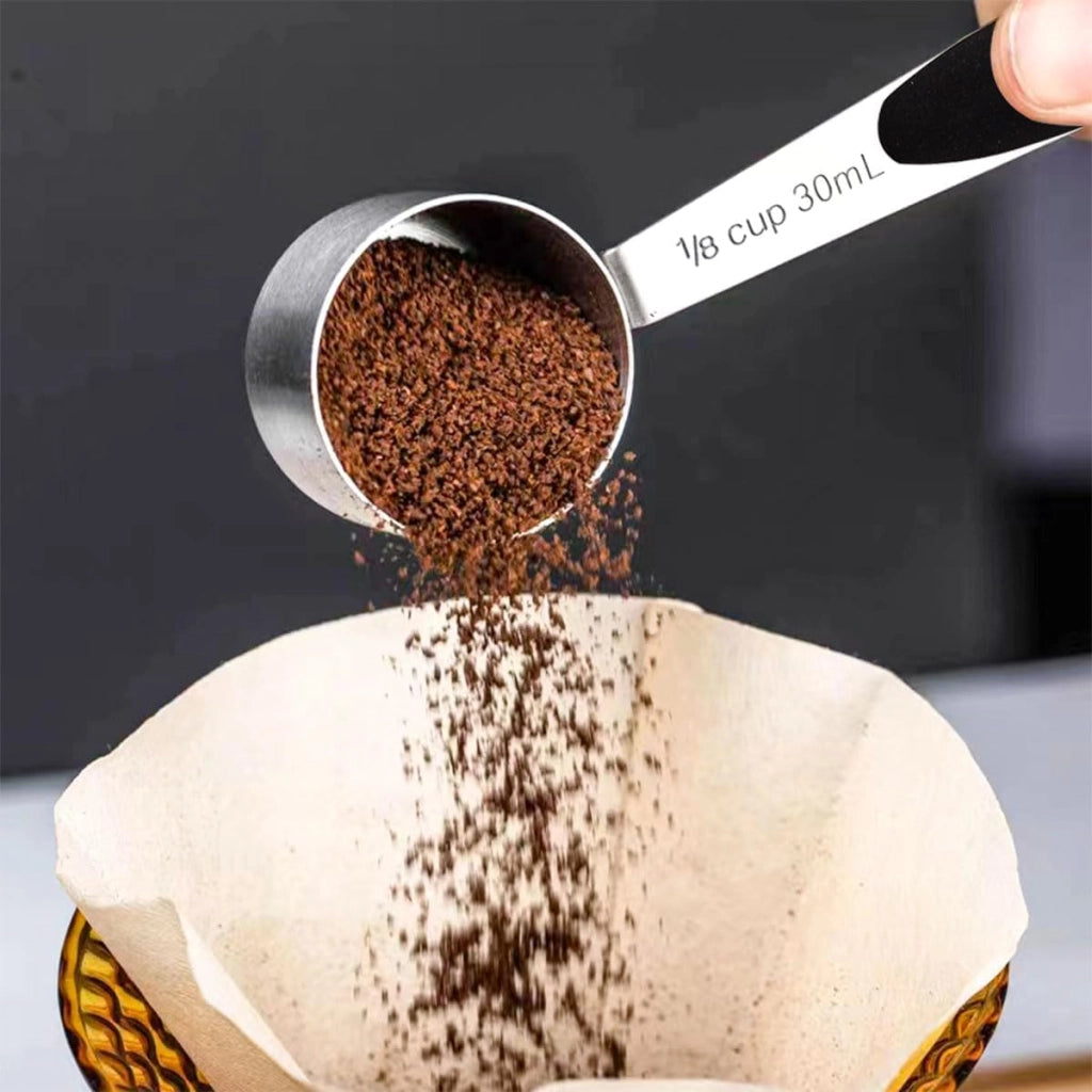 Misurino da 30 ml, in acciaio inossidabile, grande, per caffè e tè