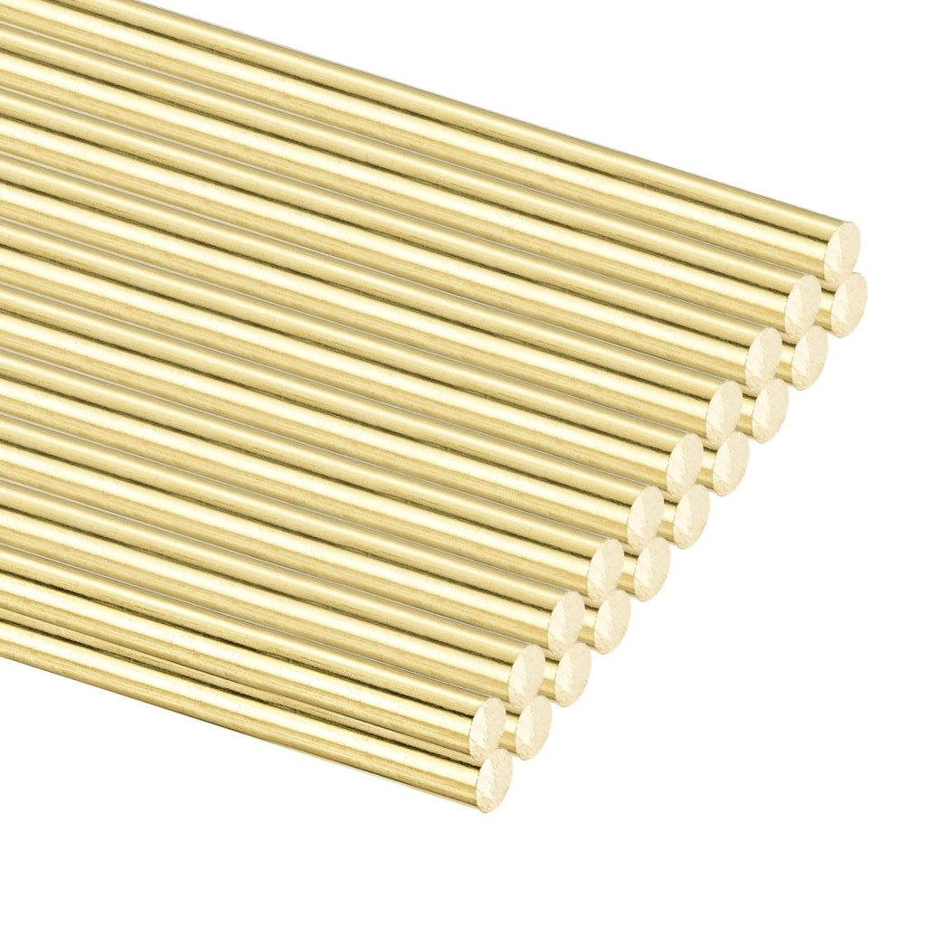 Barre di ottone, 20 pezzi, 0,8 x 300 mm, acciaio tondo, per progetti fai-da-te