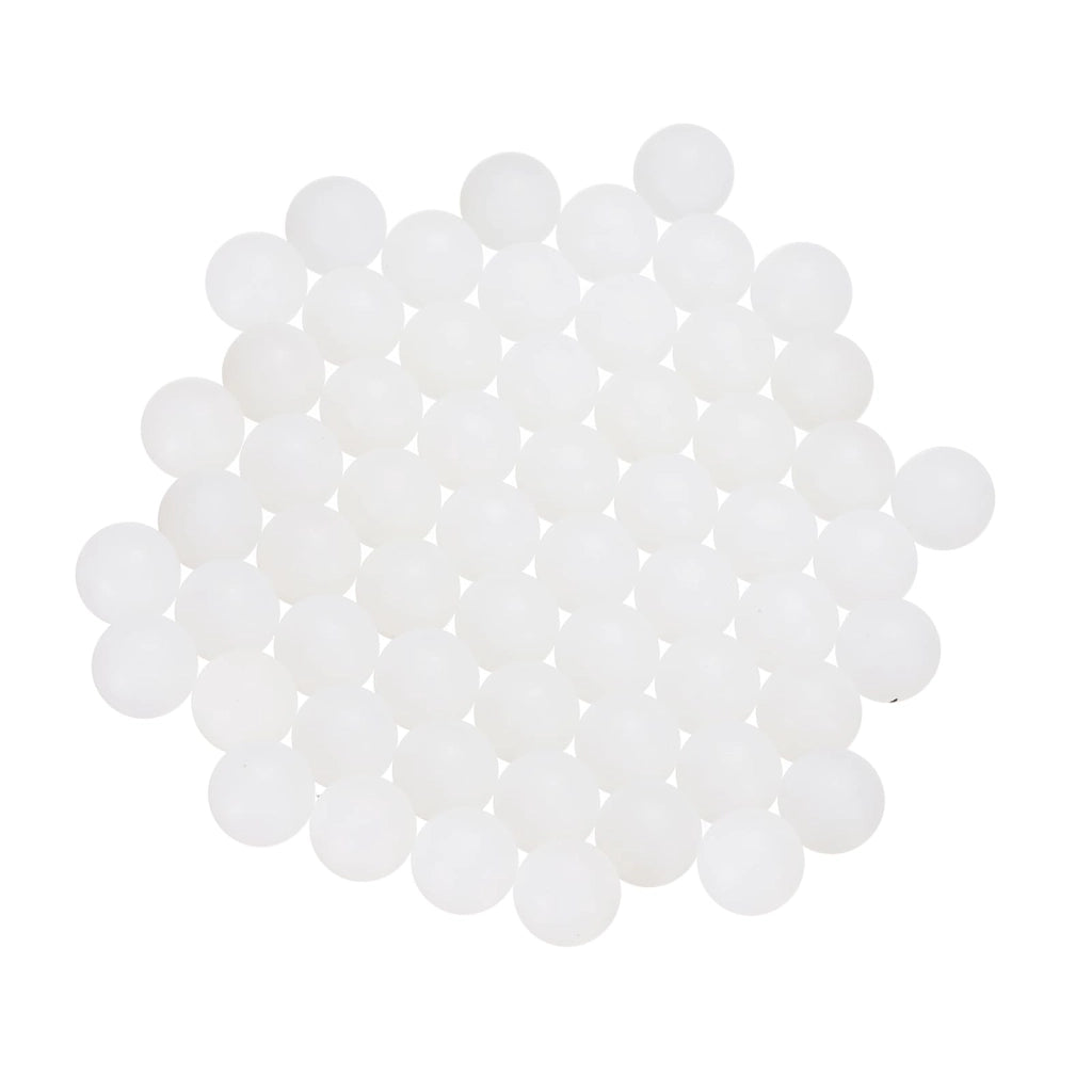 60 sfere di nylon, 6 mm, precisione G1, opache, bianche