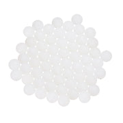 60 sfere di nylon, 6 mm, precisione G1, opache, bianche