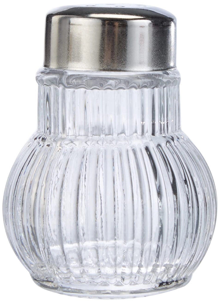 Mini distributori RUBIN, in vetro, argento/trasparente, confezione da 6 pezzi