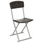 Sedia pieghevole marrone