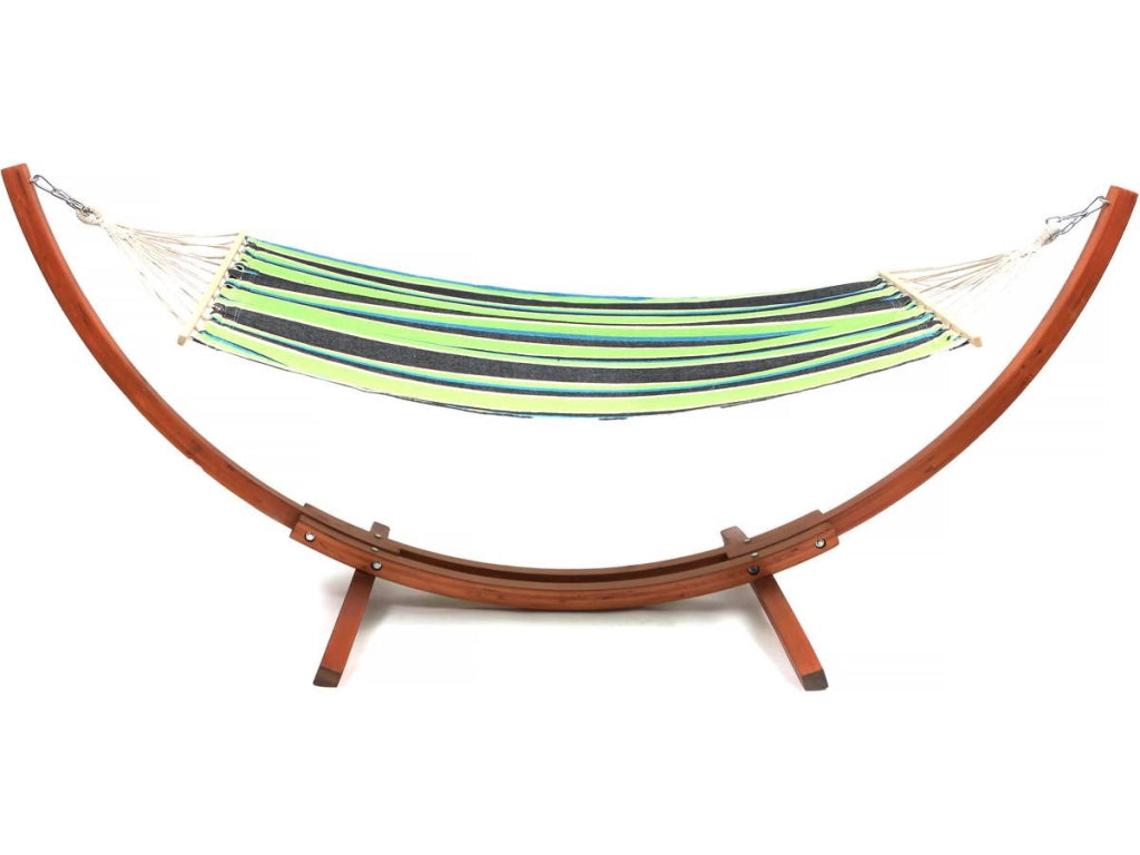 Amaca di legno con tela di cotone "Dallas" - 3 m - Ecru