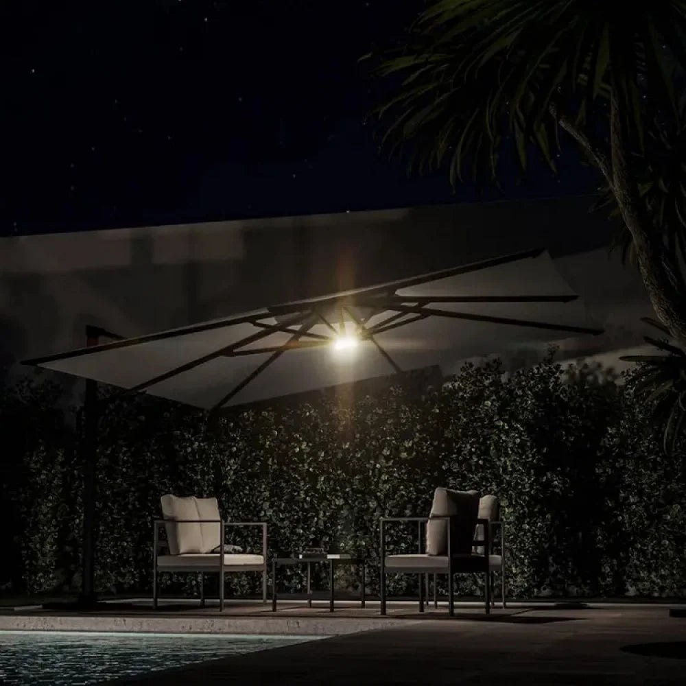 Modulo LED con Cassa Bluetooth per Ombrellone Piave Taupe