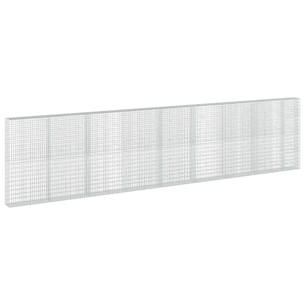 Gabione con Filo da 5 mm e Rete da 5x10 cm 850x30x200 cm 3464699