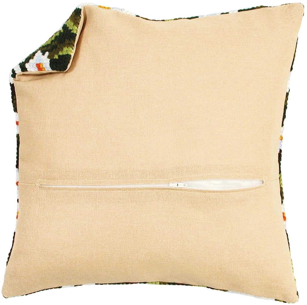 Cuscino, copricuscino 45x45 cm, 100% cotone, multicolore, 1 pezzo