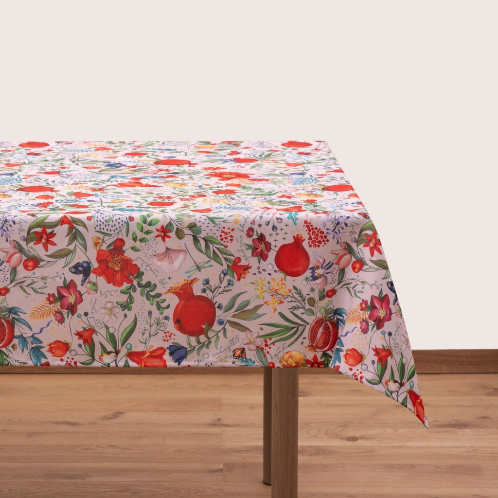 Tovaglia con motivo granata, 83x55 cm, 100% cotone