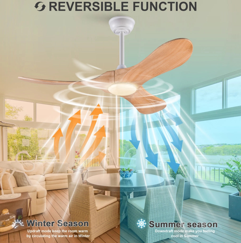 Ventilatore da soffitto 42 pollici con luce e telecomando