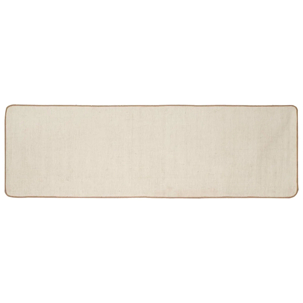 Tappeto da Area Marrone Chiaro 80 x 250 cm Juta 42010778