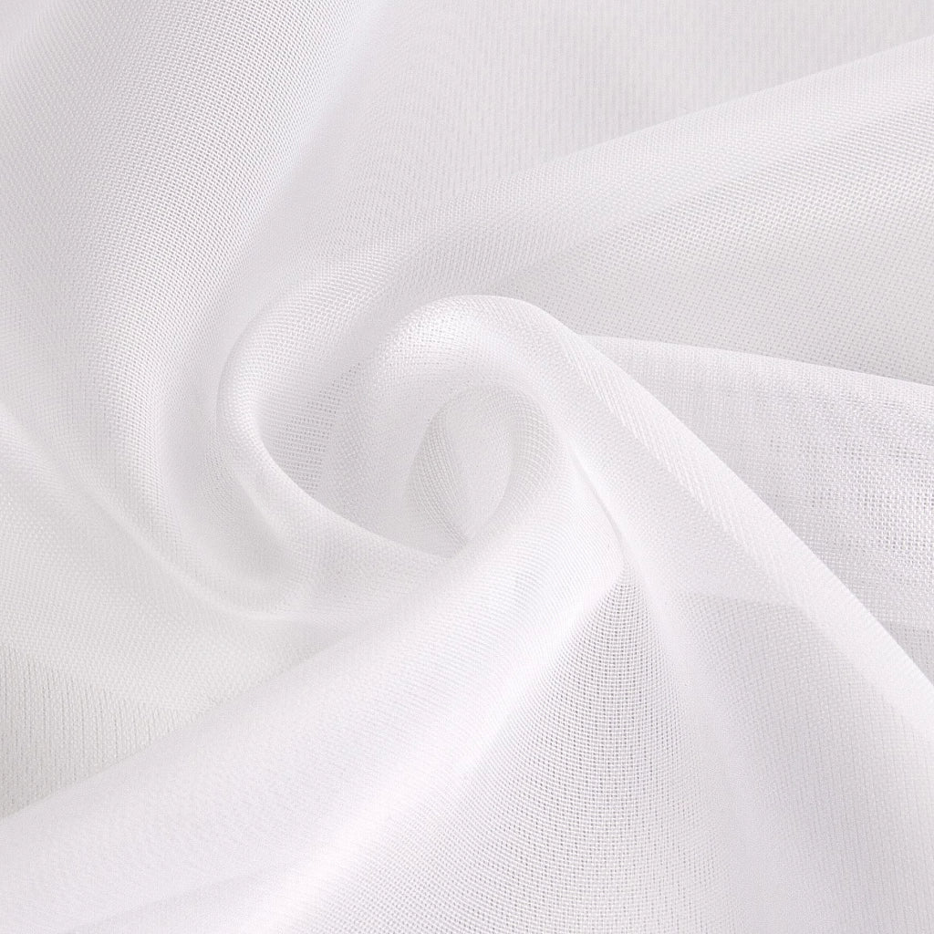 Tende a velo, set da 2, colore bianco, 140x145 cm, trasparenti