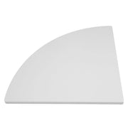 Ripiano angolare da parete, 30 cm, bianco, salvaspazio, ideale per cucina e bagno
