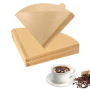 Carta filtro per caffè, dimensione 2, 200 pezzi, non sbiancata, a forma conica