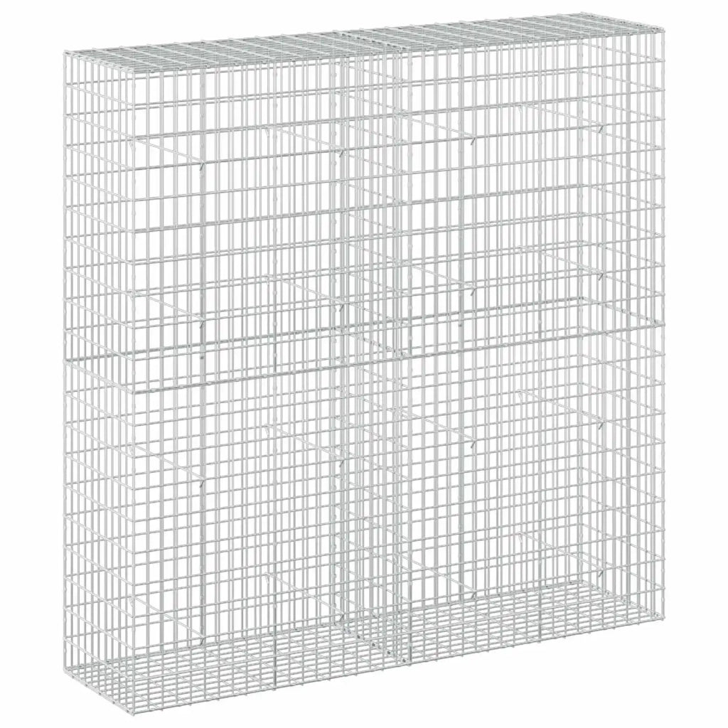 Gabione con Filo da 5 mm e Rete da 5x10 cm 200x50x200 cm 3464782