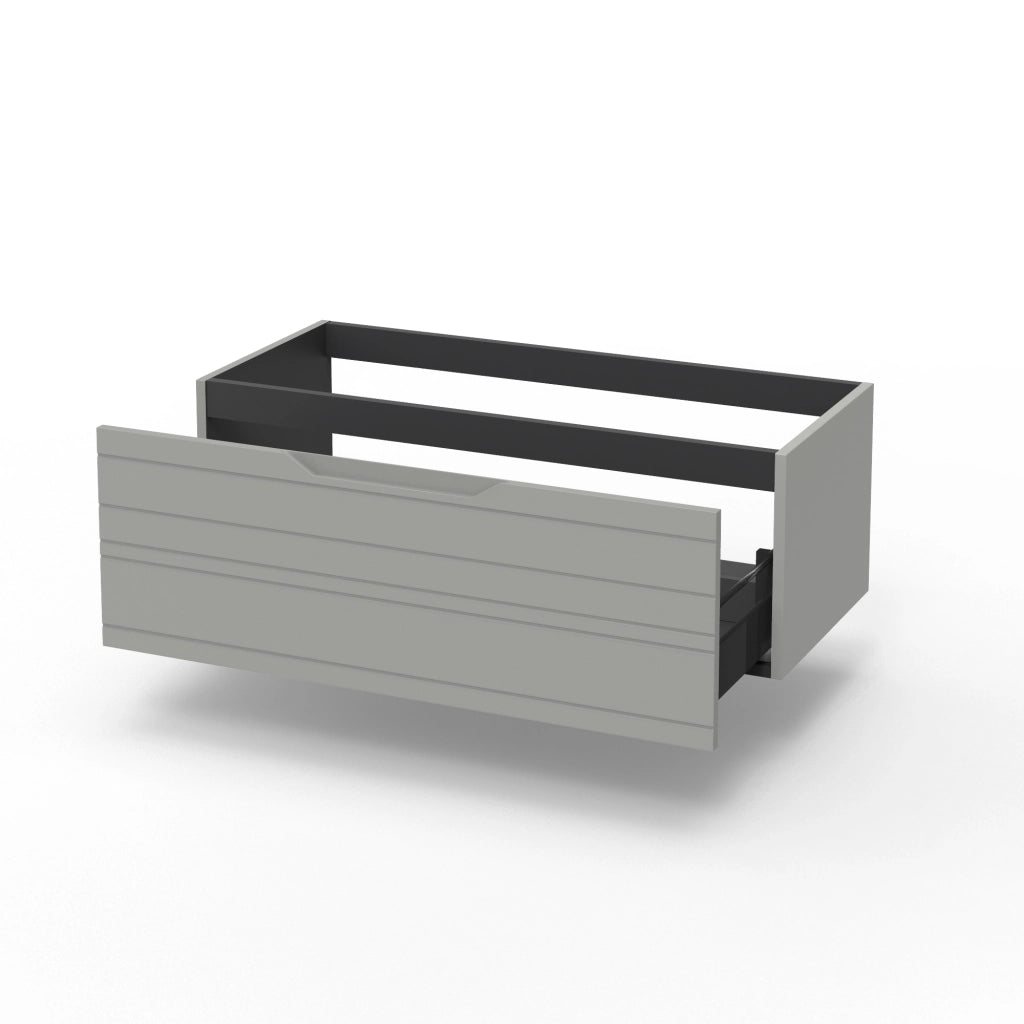Base portalavabo 1 cestone SOLMIRA grigio