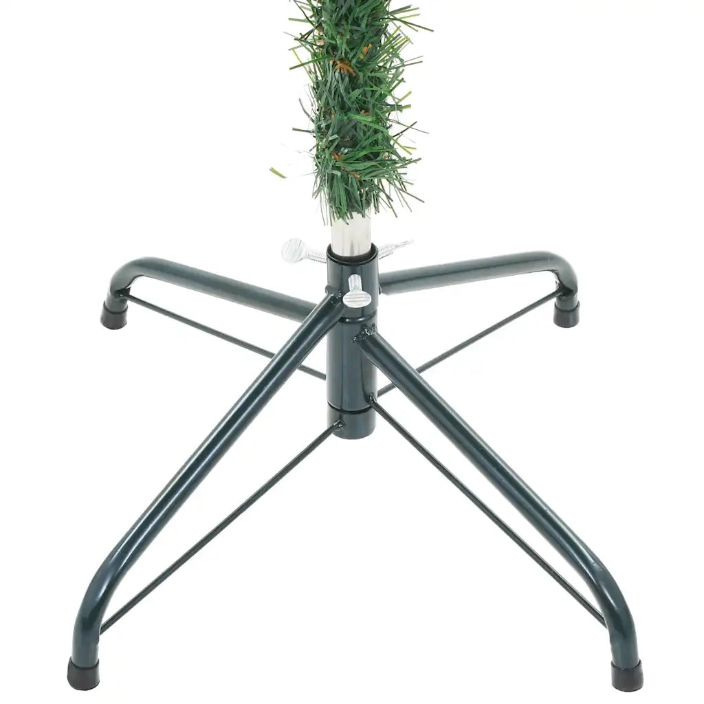 Albero di Natale Preilluminato Palline Bianco 180 cm 564 Rami 3077661