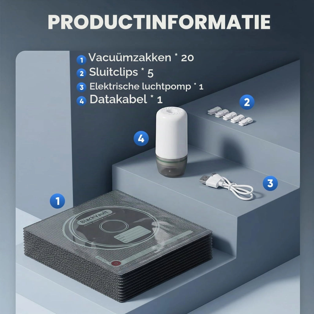 Set di sacchetti sottovuoto per filamenti 3D, composto da 20 sacchetti e una pompa USB