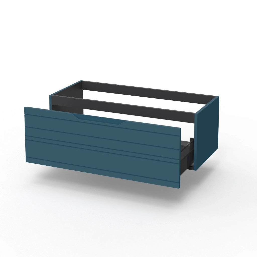 Base portalavabo 1 cestone SOLMIRA blu