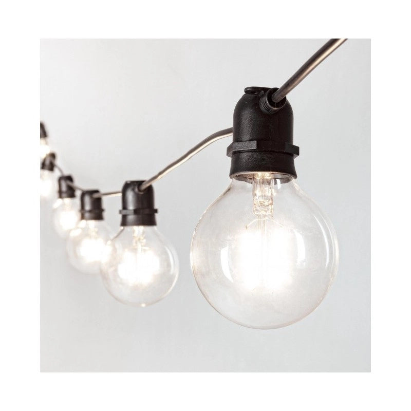 Catena luci esterno Brillant 10 led Trasparenti 8.4m