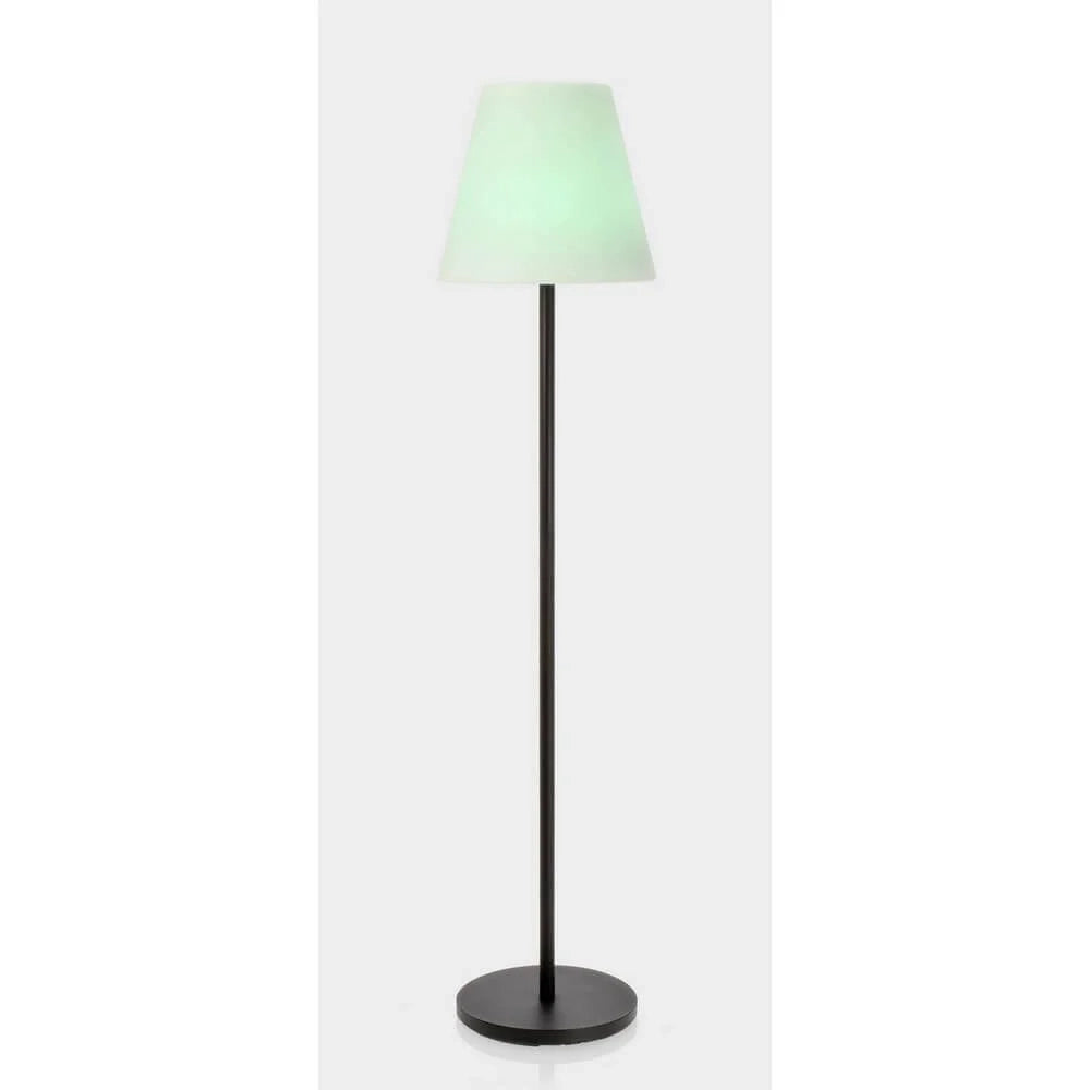 Lampada Piantana LED Solare con Altoparlante Bluetooth per Interno ed Esterno Solaris Lamp Nero