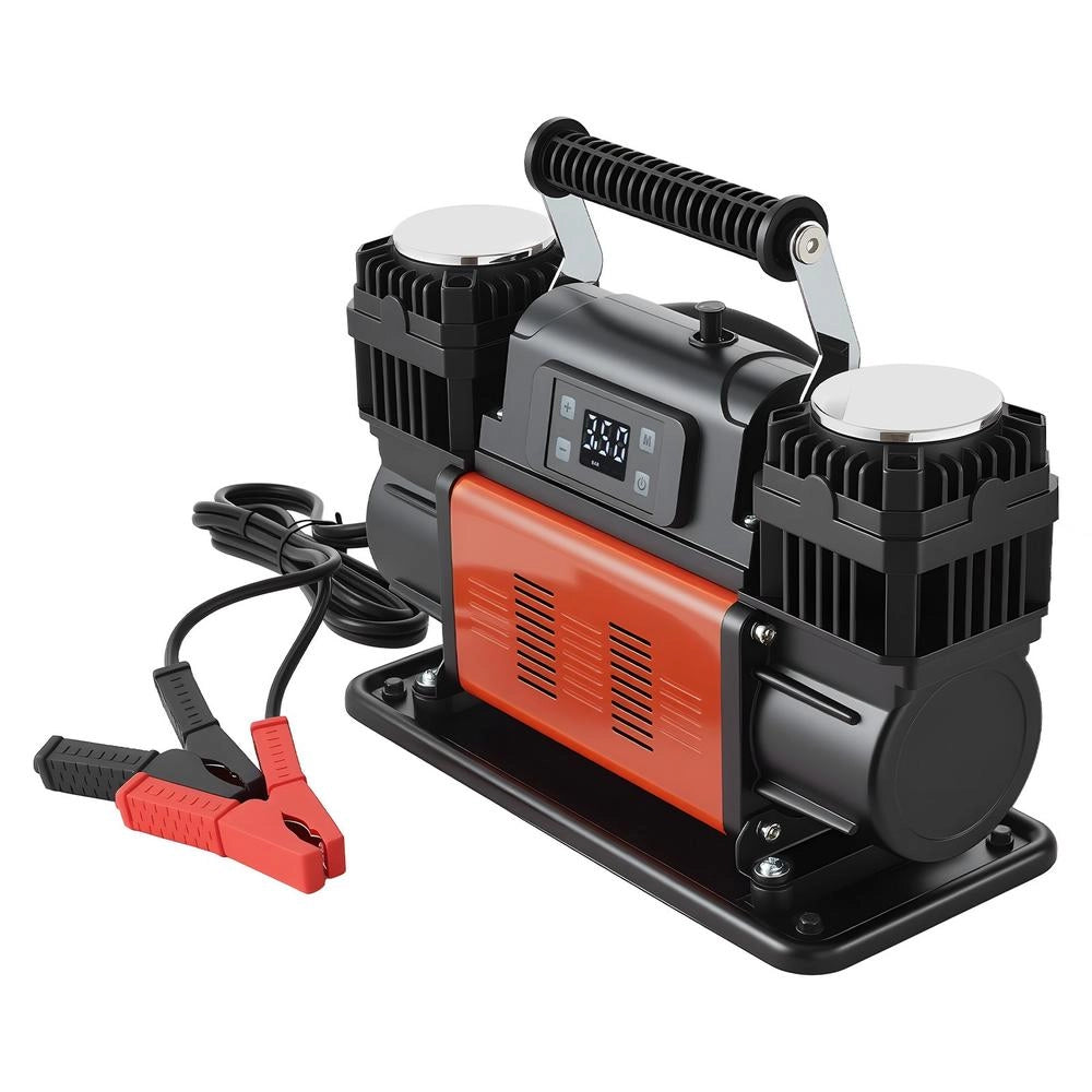 Compressore d'Aria Portatile 12V 1080W YD-127D-AI per Pneumatici Auto SUV Camper con Display Digitale LCD e Arresto Automatico 150 PSI