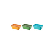 3 Contenitori rettangolari 2,15 lt multicolor