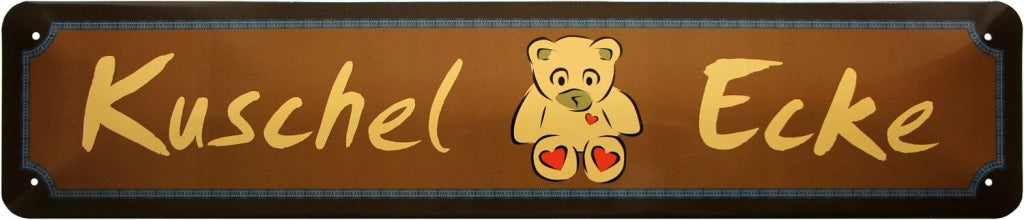 Angolo coccola in metallo, decorazione a forma di orsetto, 46 x 10 cm