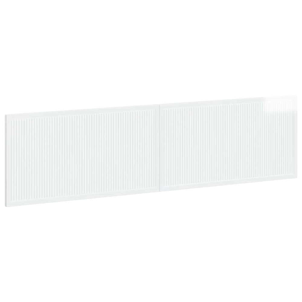 Testiera da Muro EDE Bianco Lucido Legno ingegnerizzato