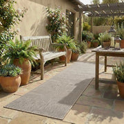 Tappeto per corridoio, 50x150 cm, beige, rettangolare, adatto per interni ed esterni, facile da pulire