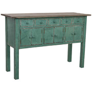 Credenza in legno verde 120x43x80h cm