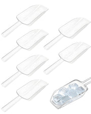 Set da 6 mini pale trasparenti, 11 cm, in plastica