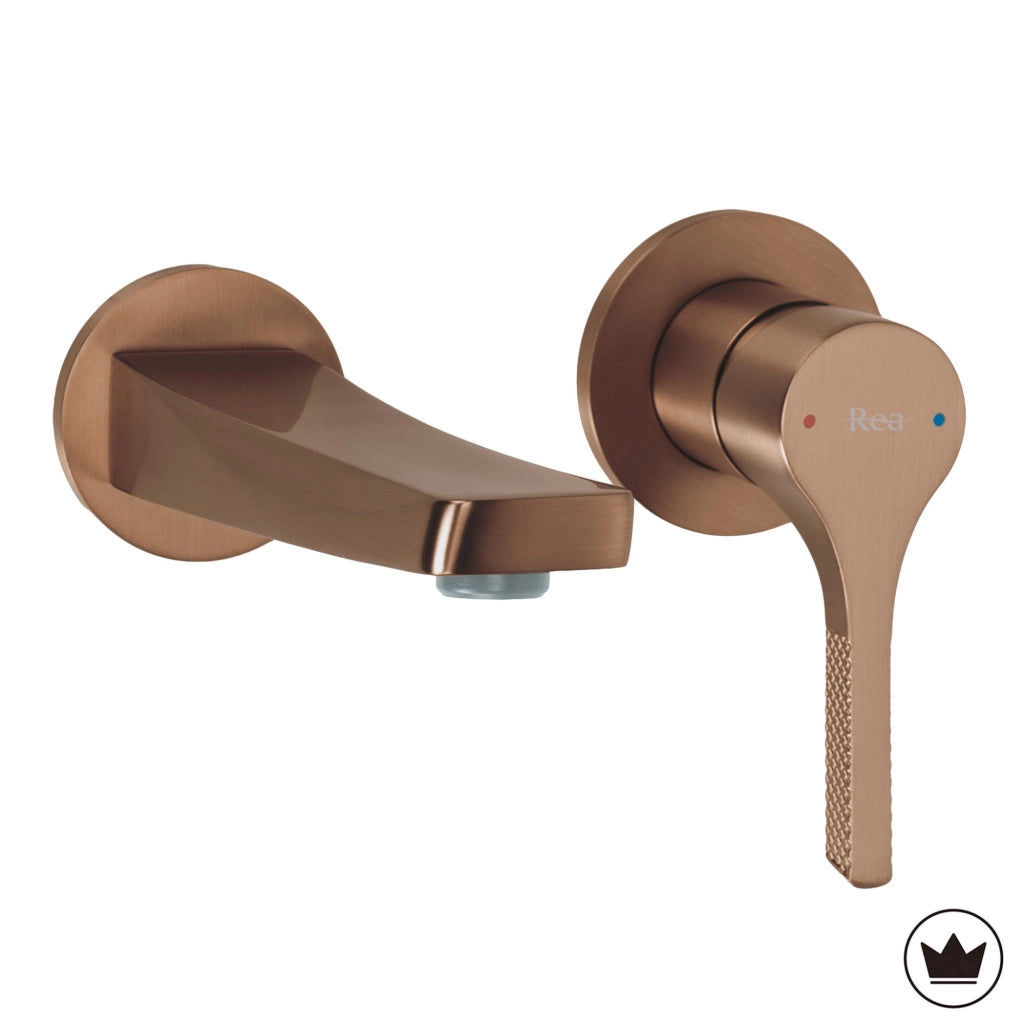 Miscelatore Lavabo Da Incasso Rea Vision Brush Copper + Box
