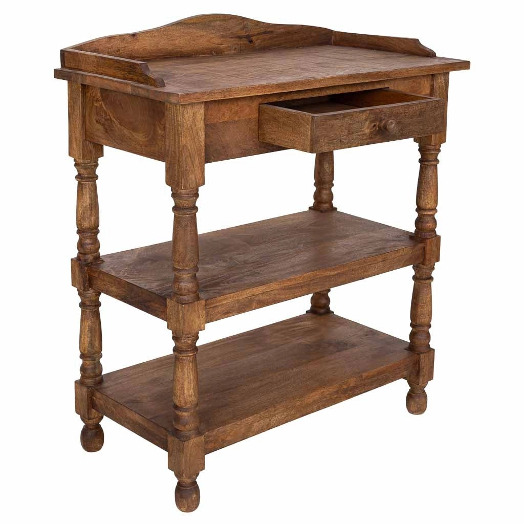 Mobile ingresso in legno artigianale 80 x 40 x 90h cm