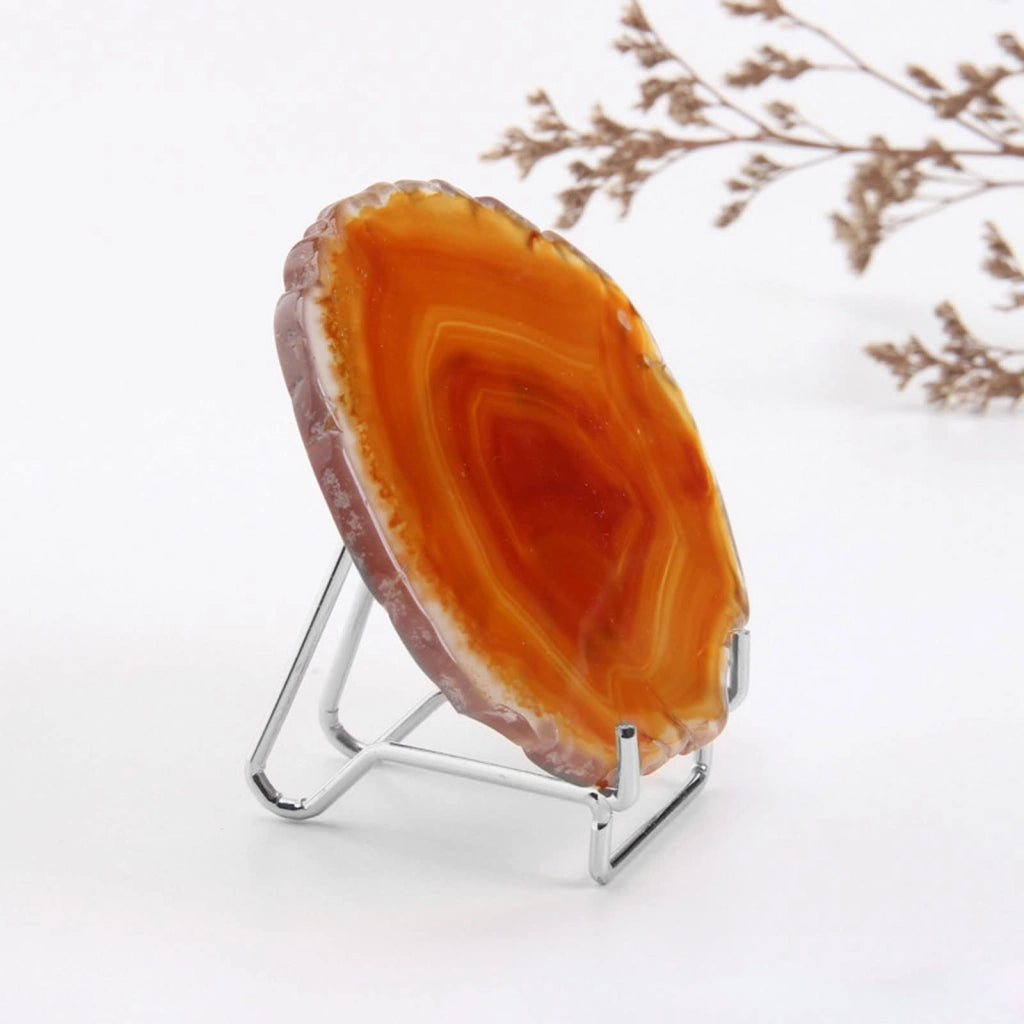 Supporto in metallo per minerali e fossili, dimensioni 55x55x40 cm