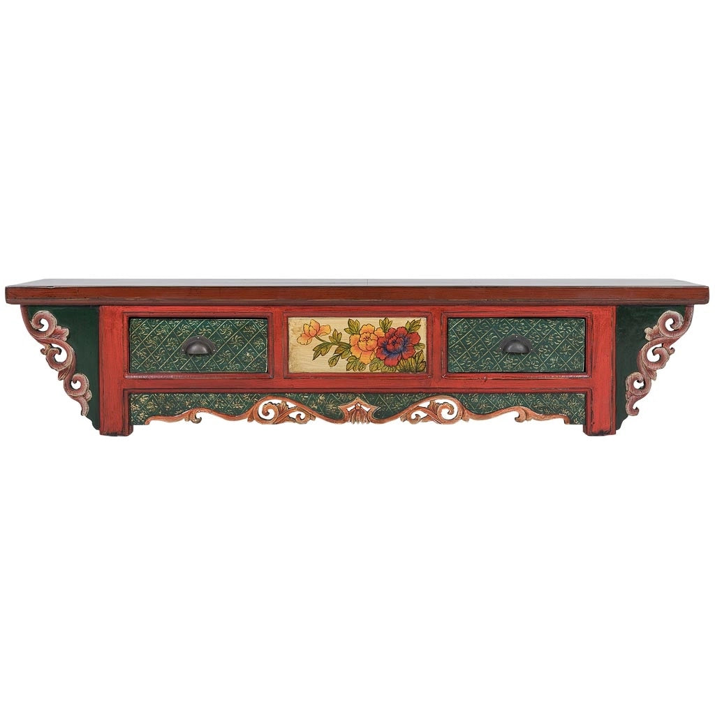 Mobile basso in legno multicolore 140x30x30h cm