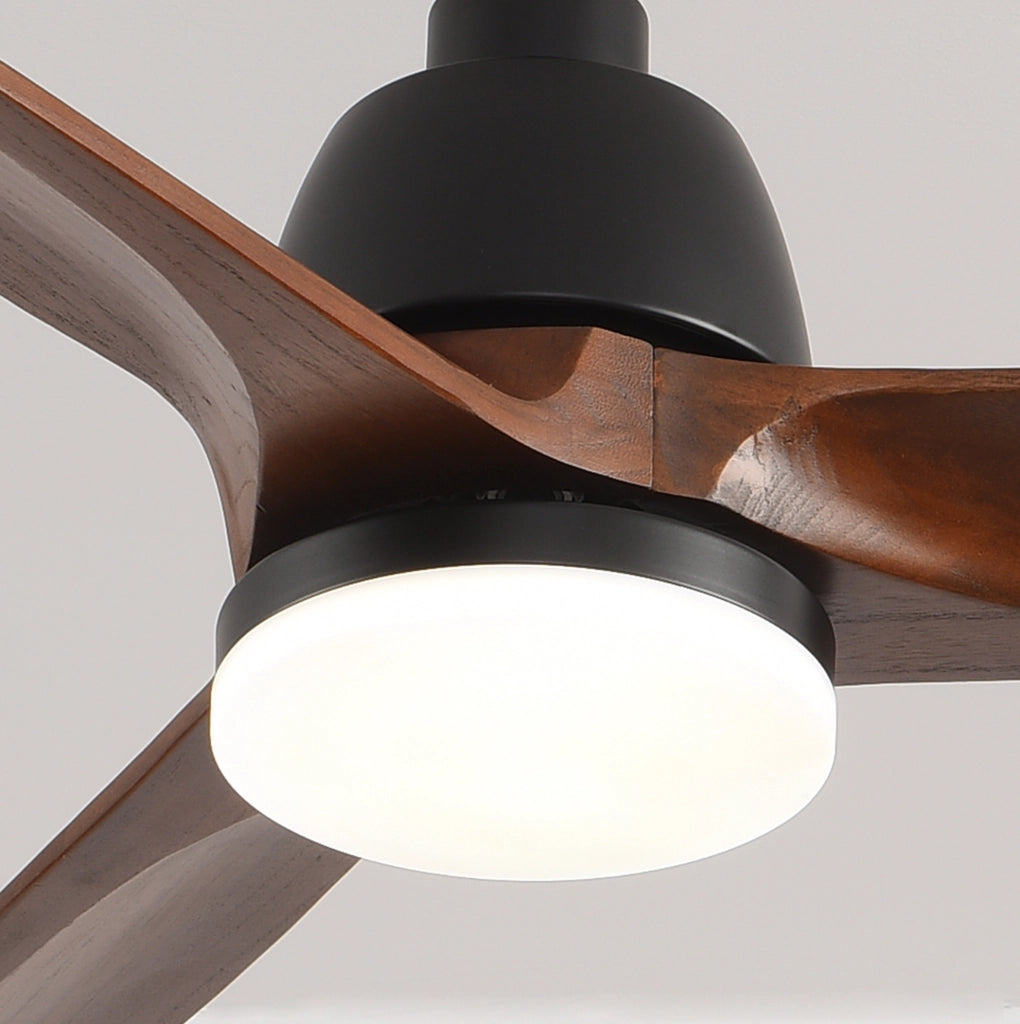 Ventilatore da soffitto 52 pollici con luce dimmerabile e telecomando