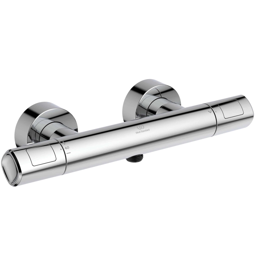 Termostato doccia da incasso Ceratherm T100, cromato, in ottone, 1 pezzo