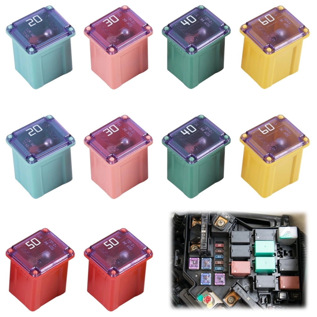 Fusibile a filo Jcase, 20 A, 58 V, a basso profilo, di dimensioni ridotte, confezione da 1 pezzo