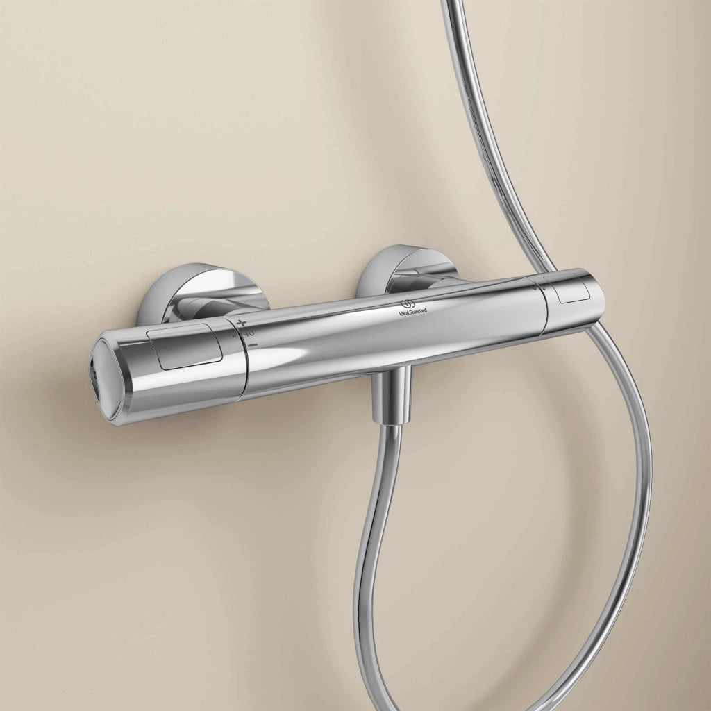 Termostato doccia da incasso Ceratherm T100, cromato, in ottone, 1 pezzo