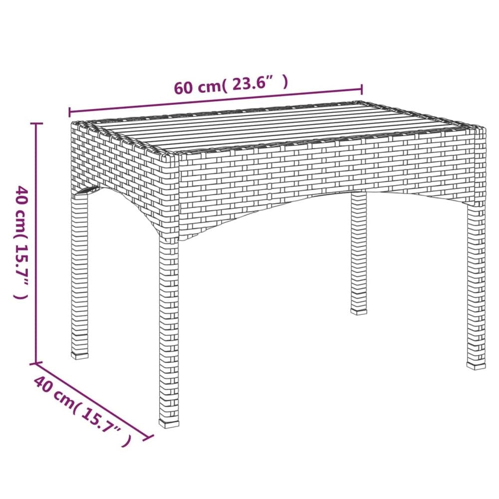 Set Divani da Giardino 3 pz con Cuscini Nero in Polyrattan