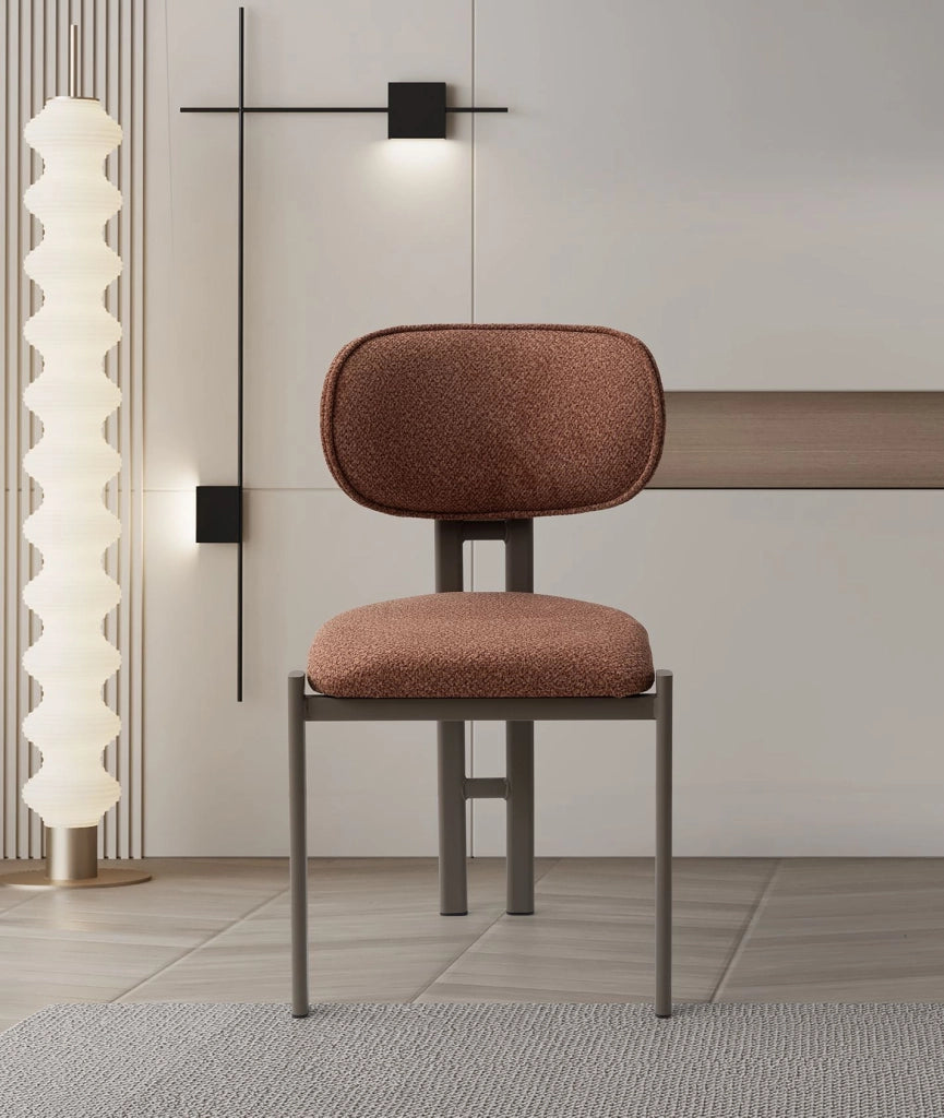 Set di sedie (2 pezzi) in metallo "Muriz" - Rosso tegola