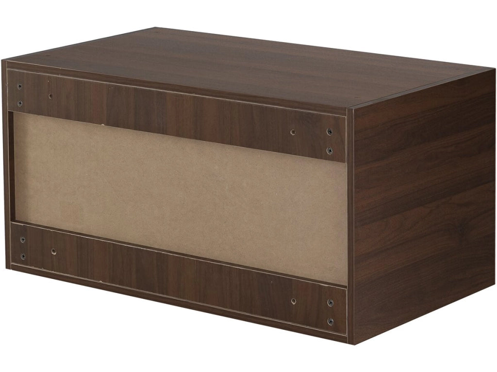 Modulo di rialzo per cabina armadio in legno "Opéra" - 80 x 45 x 40 cm - Marrone