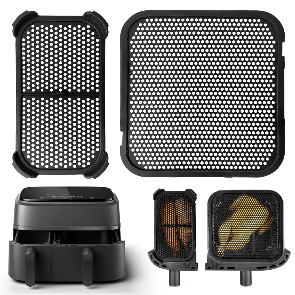 Copertura in silicone per friggitrice ad aria Philips, set da 2, colore nero