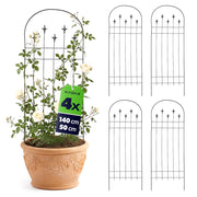 KADAX Supporti da giardino per rampicanti, 4 pz