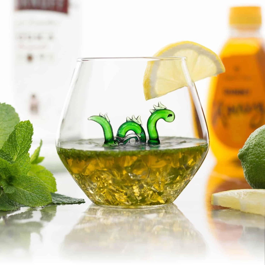 Bicchiere Nessie da 450 ml – design unico ispirato alla creatura del lago
