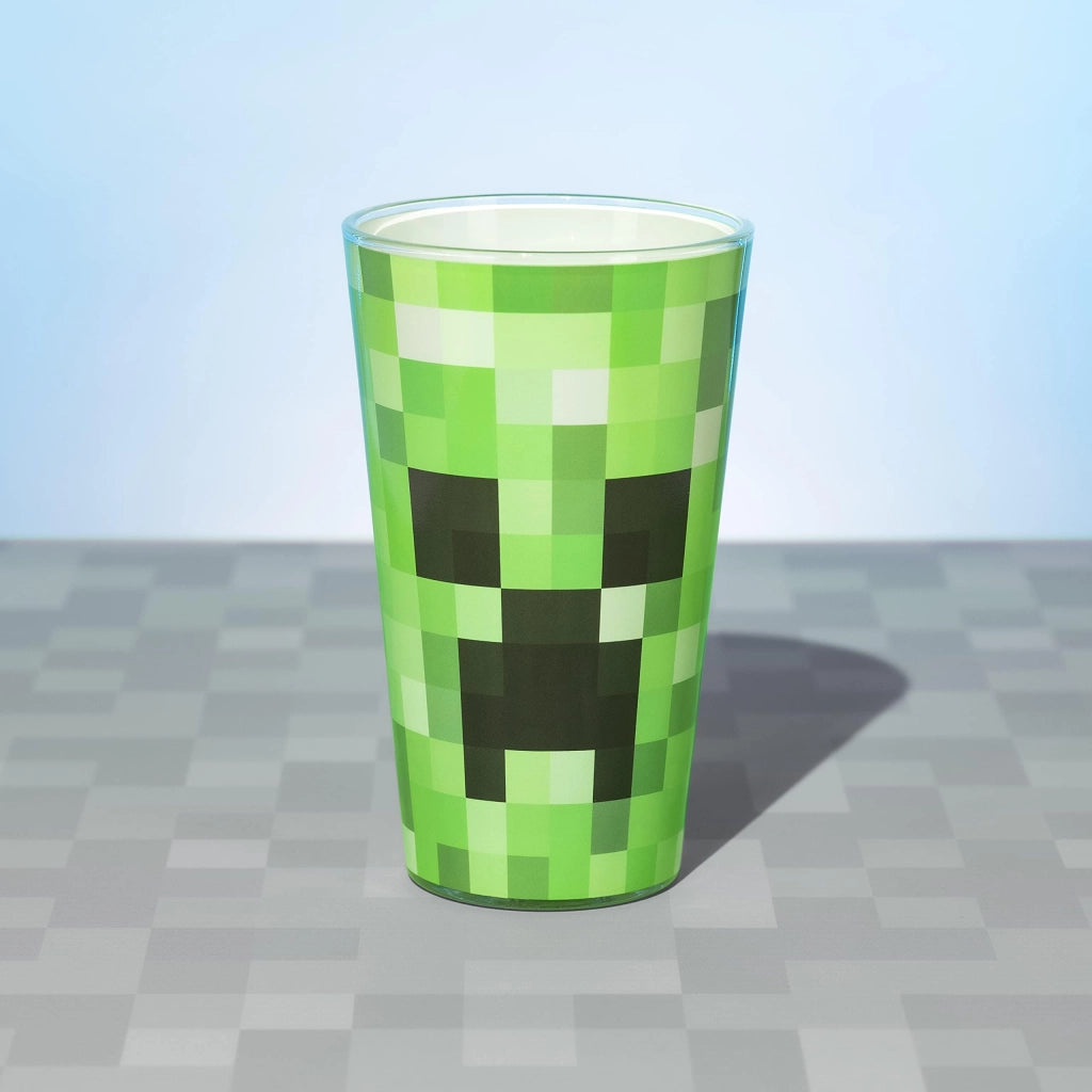 Bicchiere Minecraft Creeper, capacità 450 ml – Pixeloptik