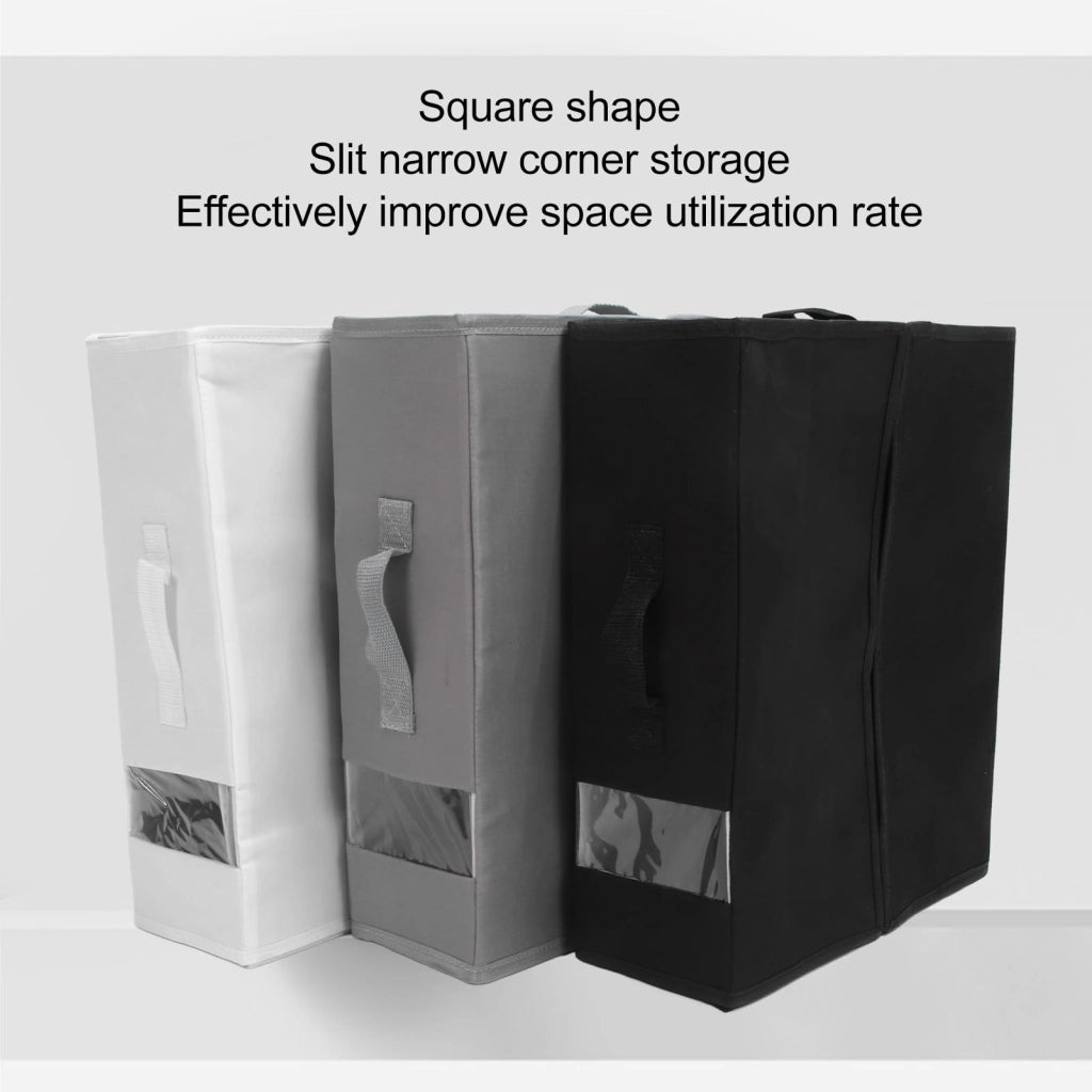 Set di 3 organizer per lenzuola in lino, dimensioni 40x33x5 cm, capacità 65 litri