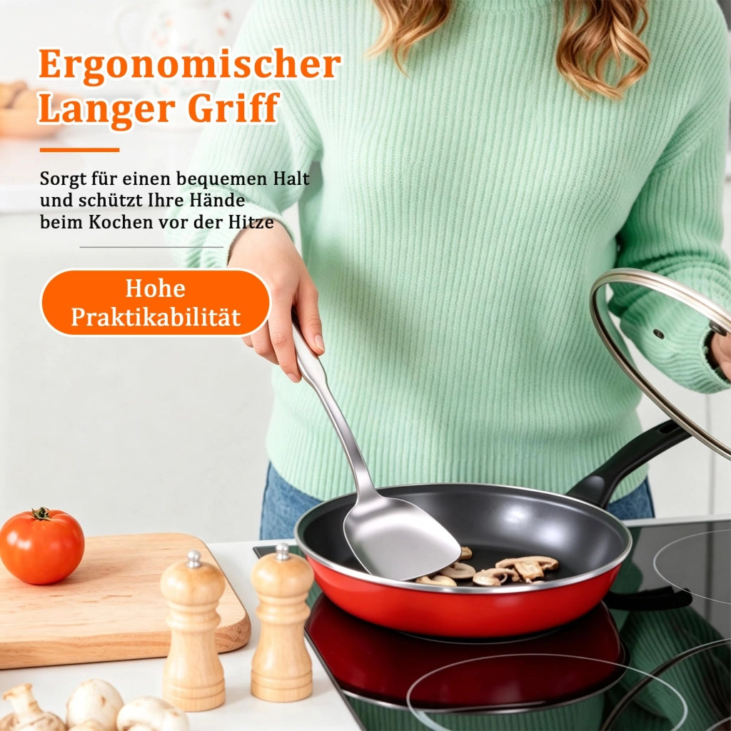 Set di utensili da cucina in acciaio inossidabile, composto da 4 pezzi